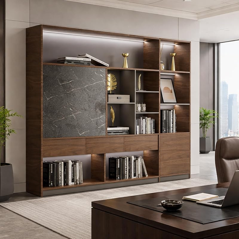 Bookcase wall unit