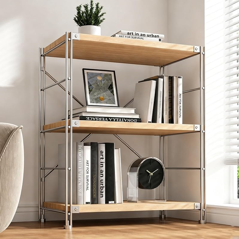 small 3 tier bookshelf