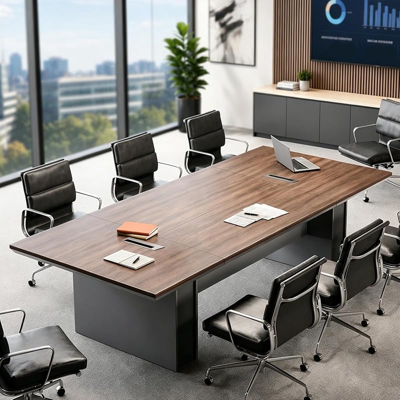 8 ft modern boardroom table