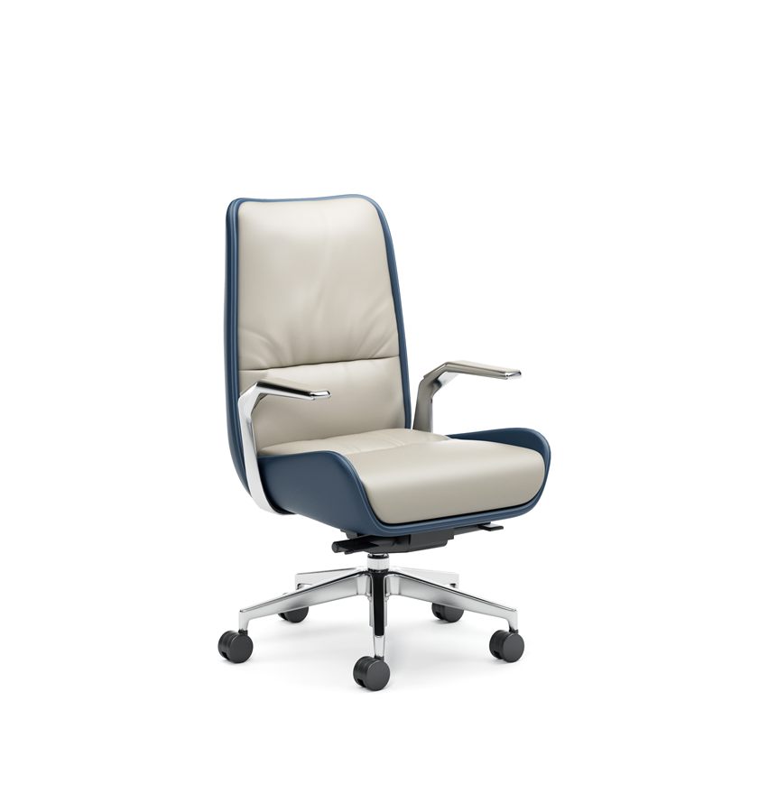 Leather conference chair