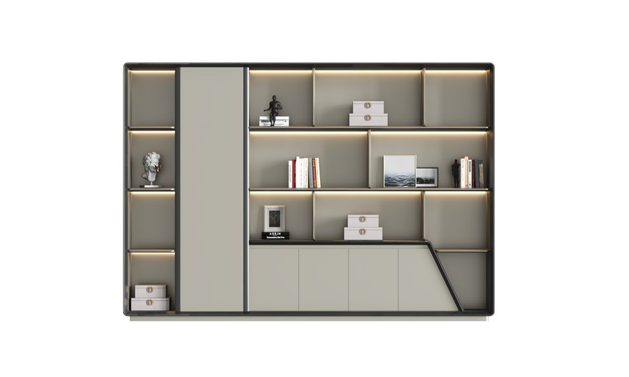 Storage wall, 118 inches