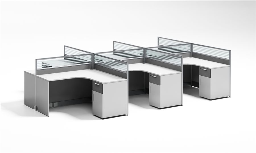 Screened workstation cluster