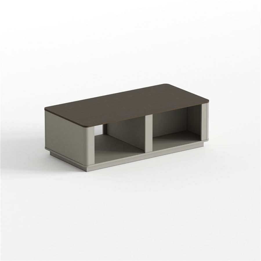 Open shelf coffee table