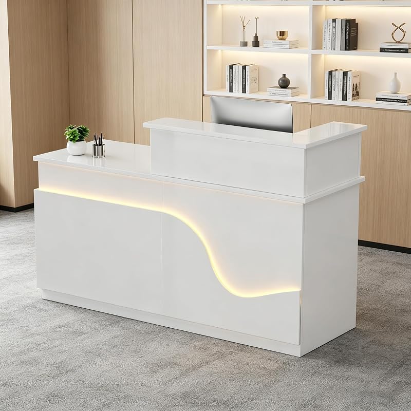 LED reception desk