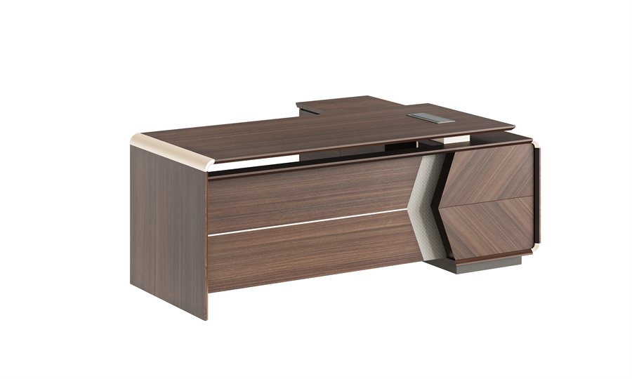 walnut executive desk
